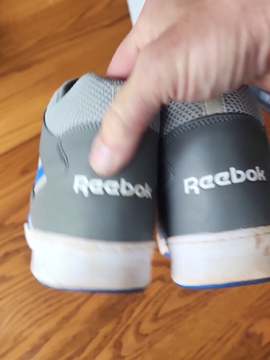 Reebok Gray and Blue Men\'s Composite Toe Work Sneakers main image 2
